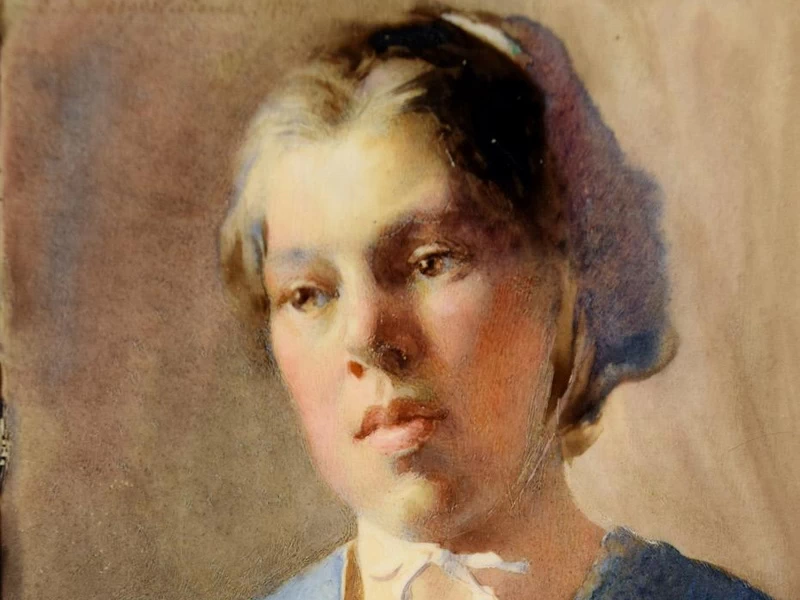 1873-Ella Sophonisba Hergesheimer - Ragazza olandese